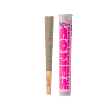 BUBBLEGUM GELATO CONES